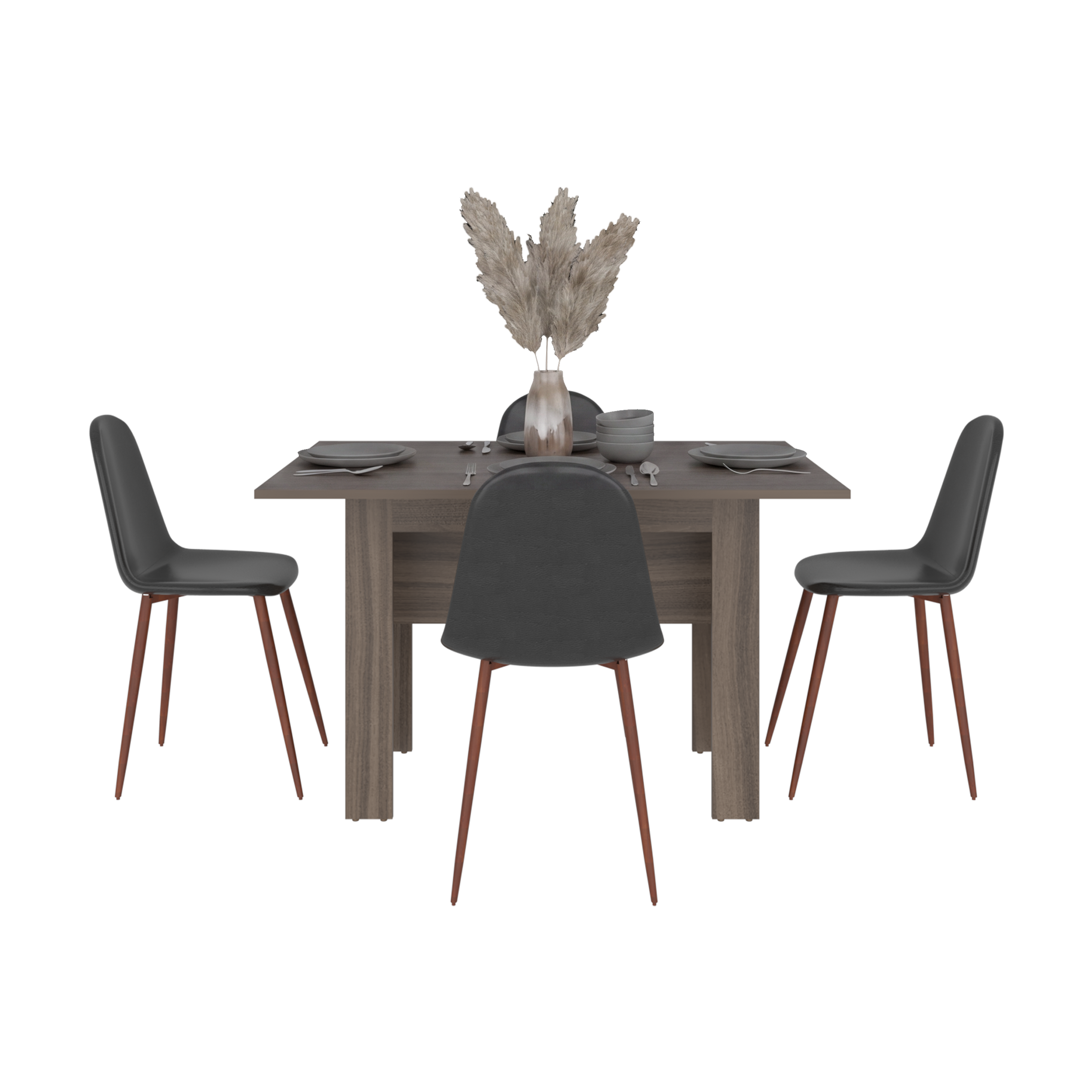 Mesa para Comedor Classic, Avellana, para Cuatro Puestos, No Incluye Sillas