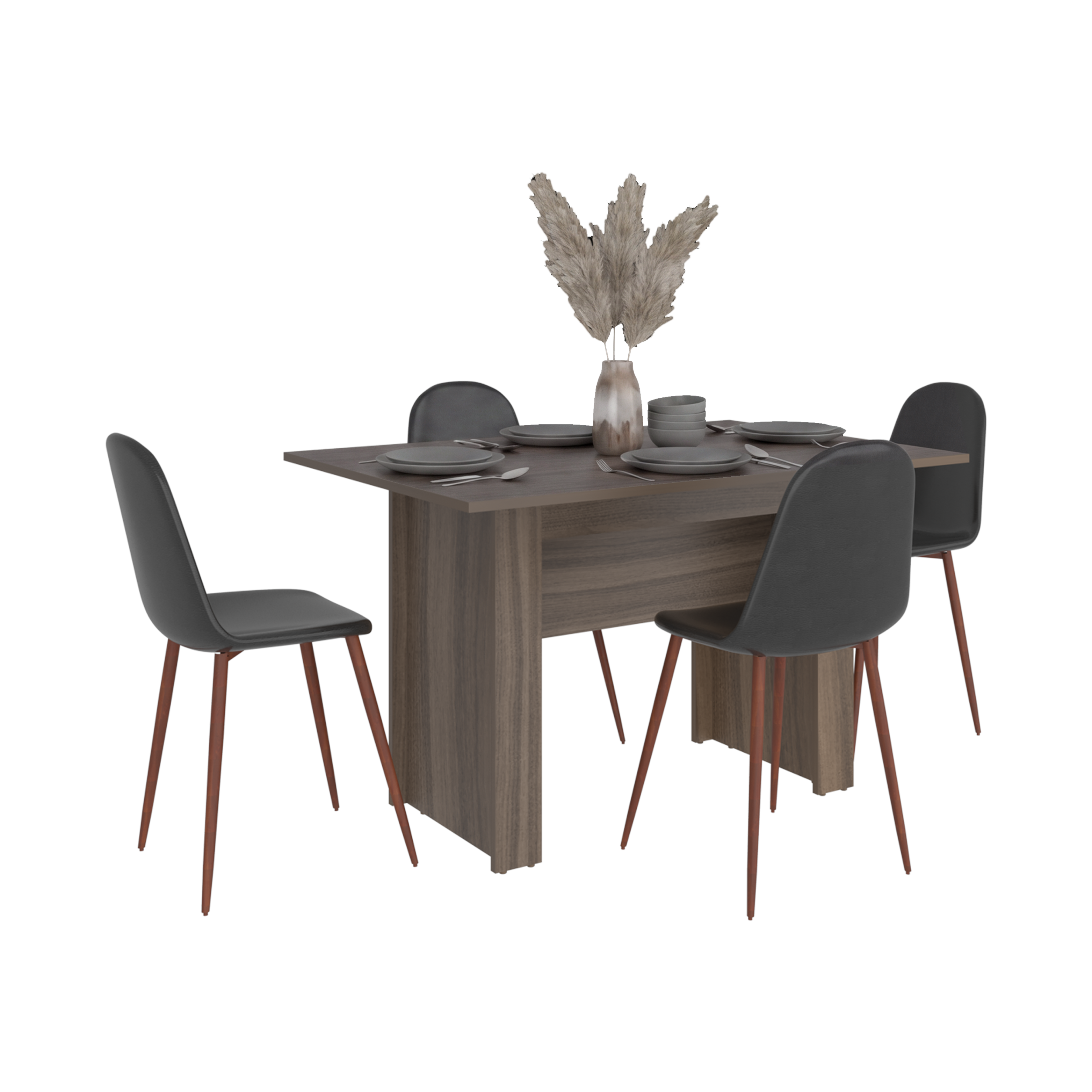Mesa para Comedor Classic, Avellana, para Cuatro Puestos, No Incluye Sillas