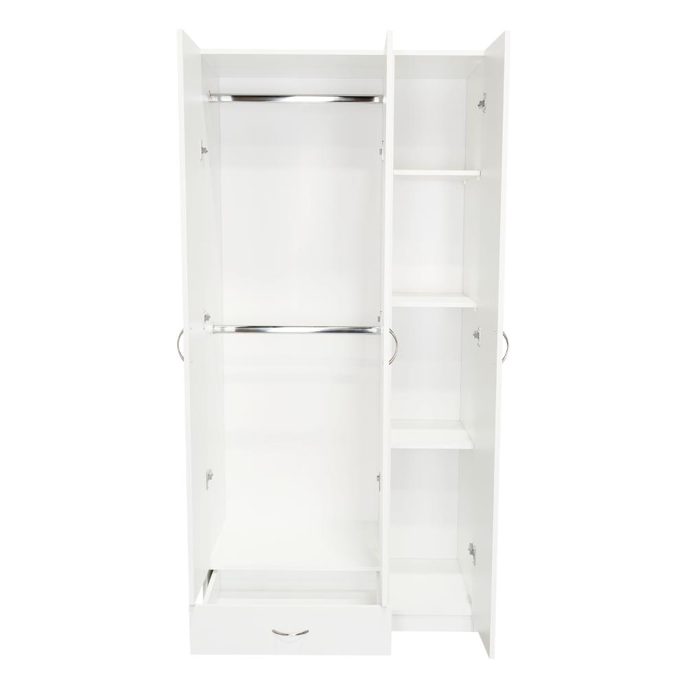 Closet Viltex, Blanco, Con Un Cajon, Amplios Espacio Para Ropa