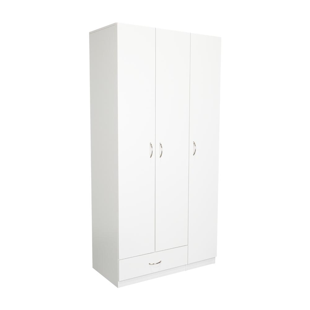 Closet Viltex, Blanco, Con Un Cajon, Amplios Espacio Para Ropa