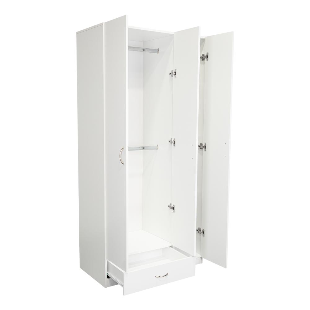 Closet Viltex, Blanco, Con Un Cajon, Amplios Espacio Para Ropa