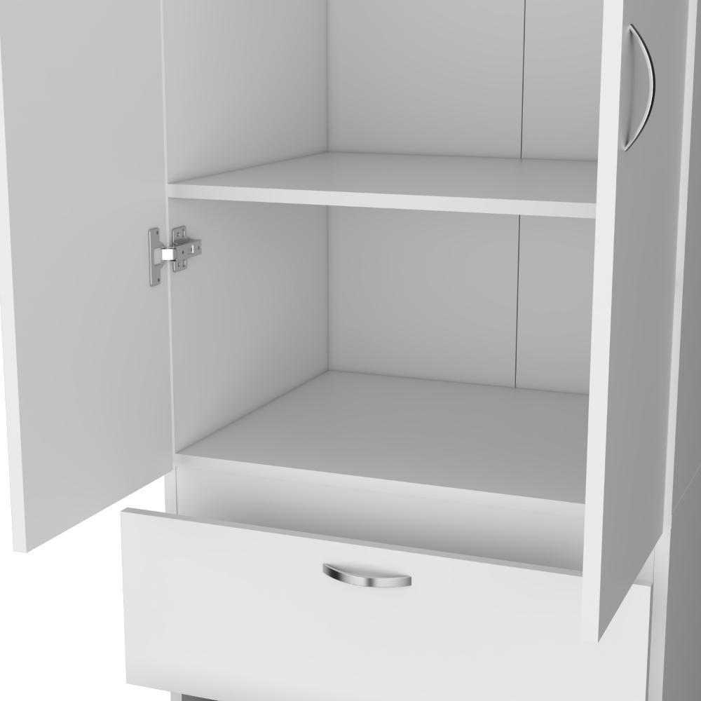 Closet Agata, Blanco, Con Dos Ppuertas y Dos Cajones ZF