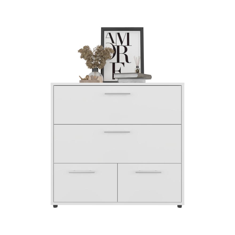 Organizador Apina, Blanco, con Cuatro Cajones Deslizables ZF