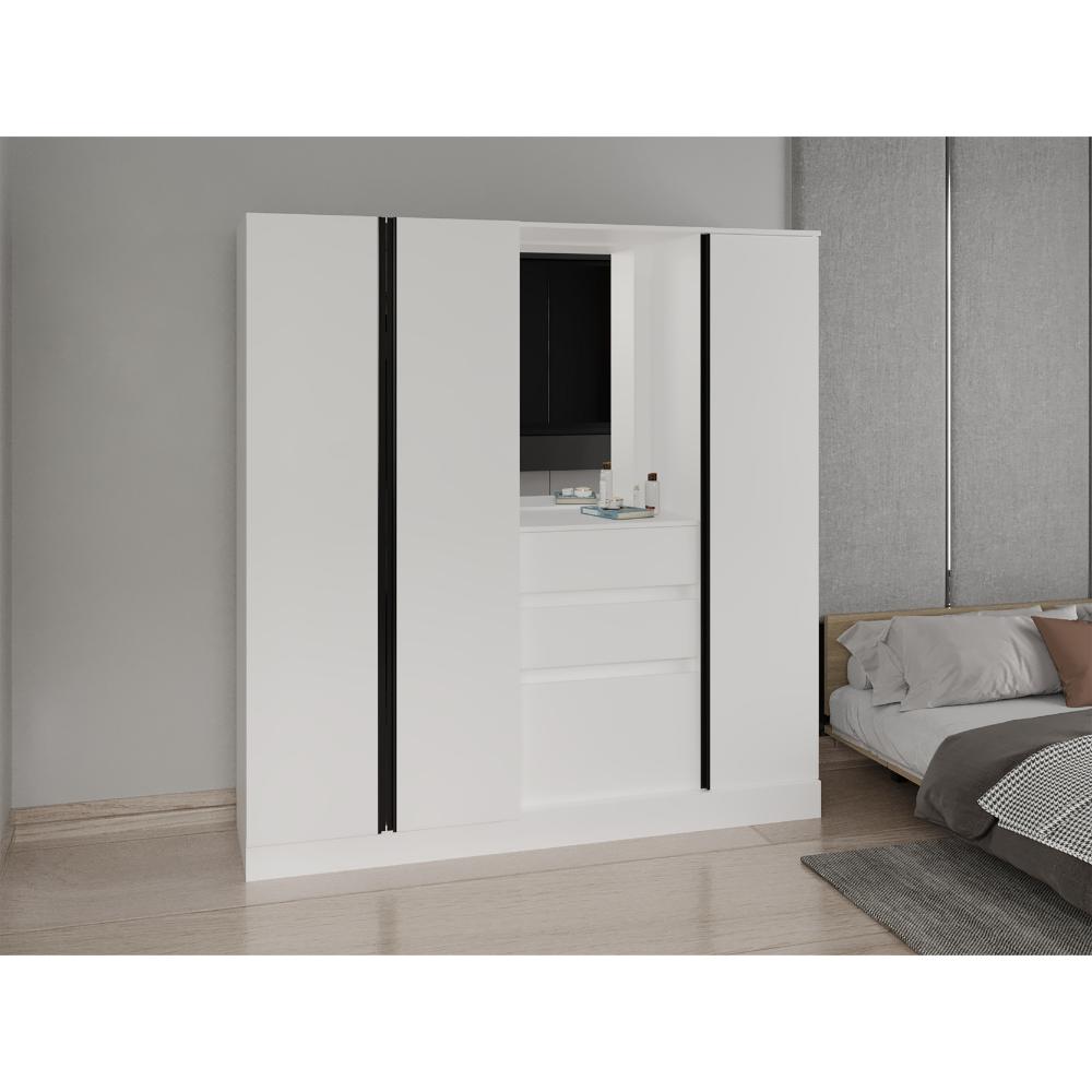 Closet Mouren 177, Blando Duqueza, con Zapaterio Inferior De Puerta Abatible ZF
