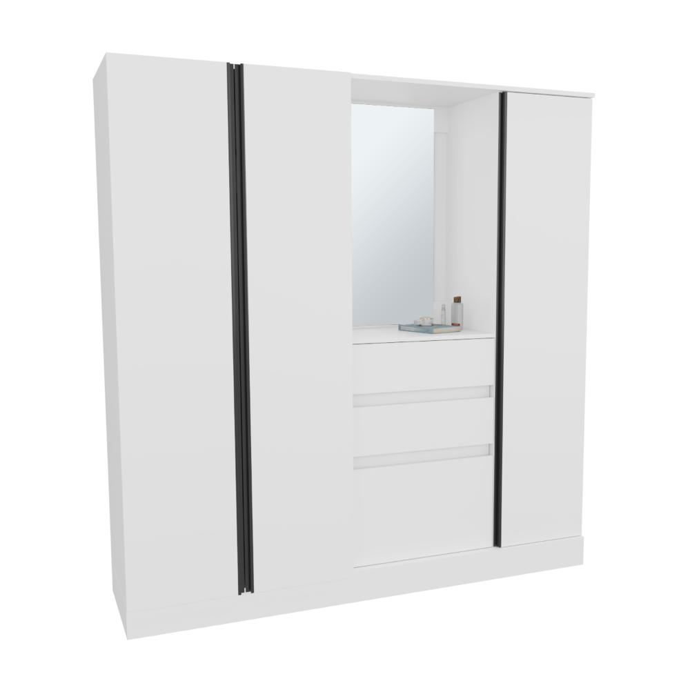 Closet Mouren 177, Blando Duqueza, con Zapaterio Inferior De Puerta Abatible ZF