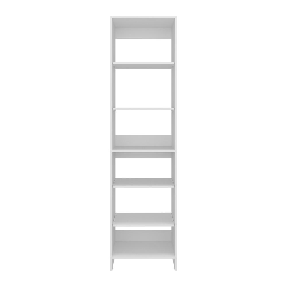 Closet Eco, Kronos Blanco, Con variedad de entrepaños, sin puertas ZF