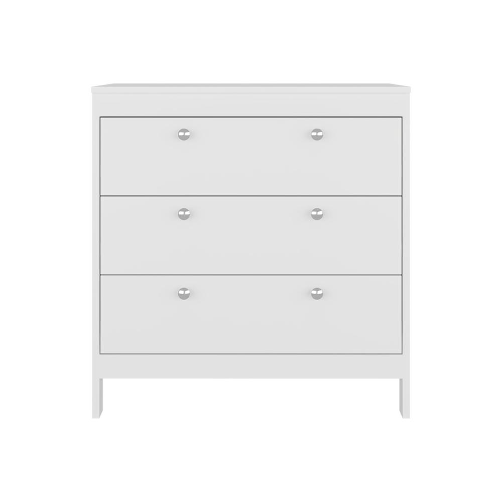 Organizador Newcastle, Blanco, Con tres cajones  ZF