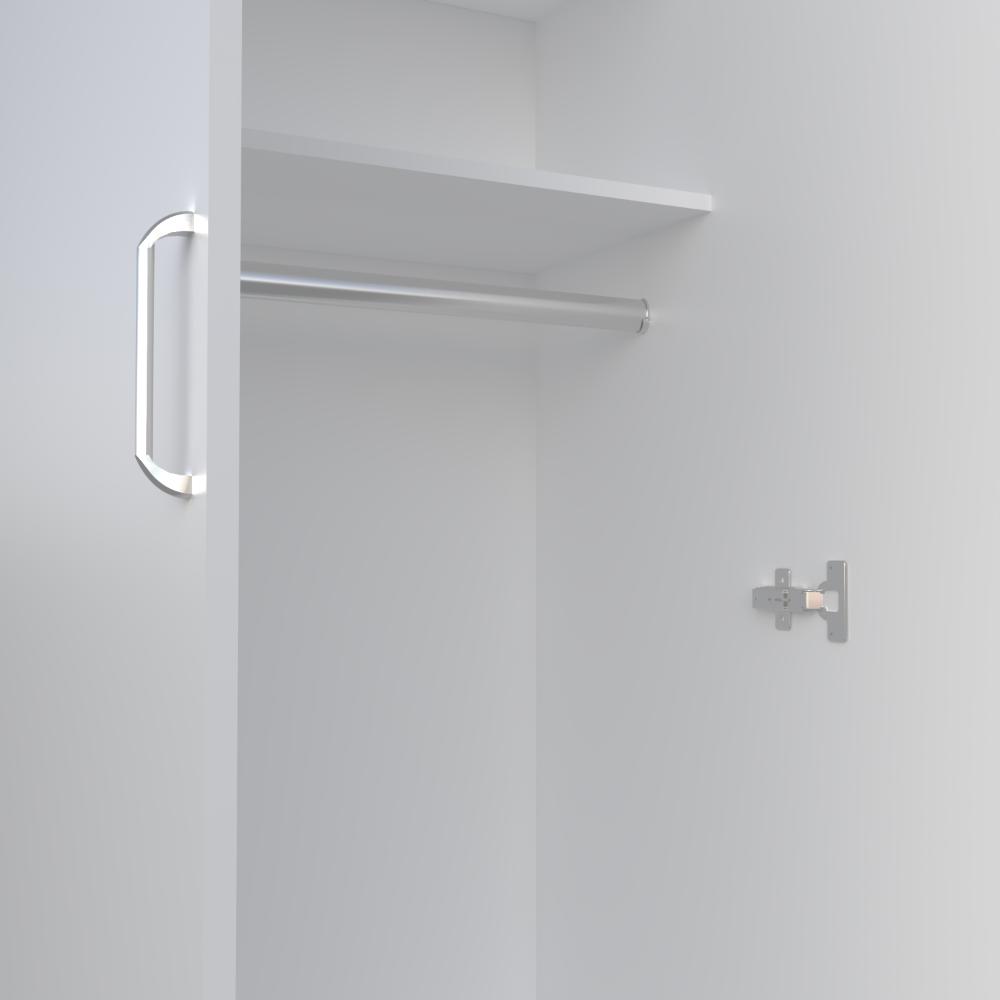 Closet Rayo, Blanco, Con Dos Puertas y Tubo En Su Interior ZF