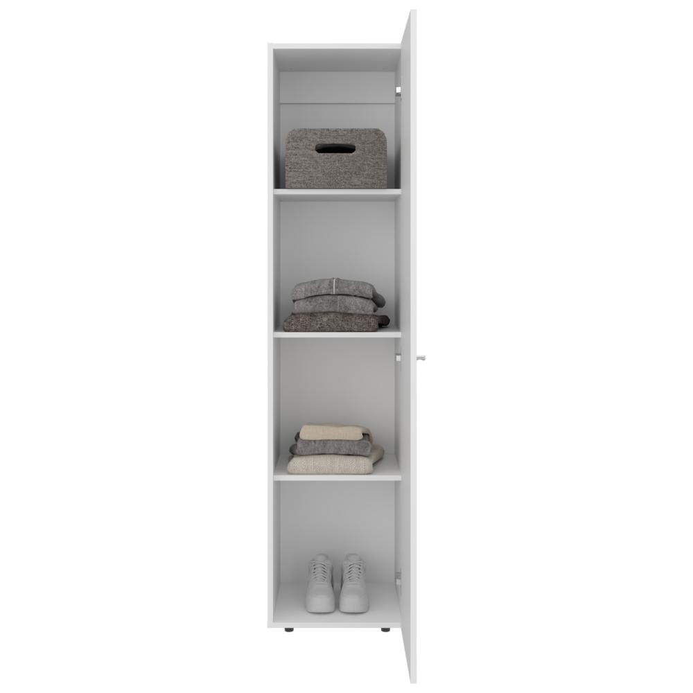 Closet Alma, Blanco Duqueza , Una puerta abatible y entrepaños para guardar ropa ZF