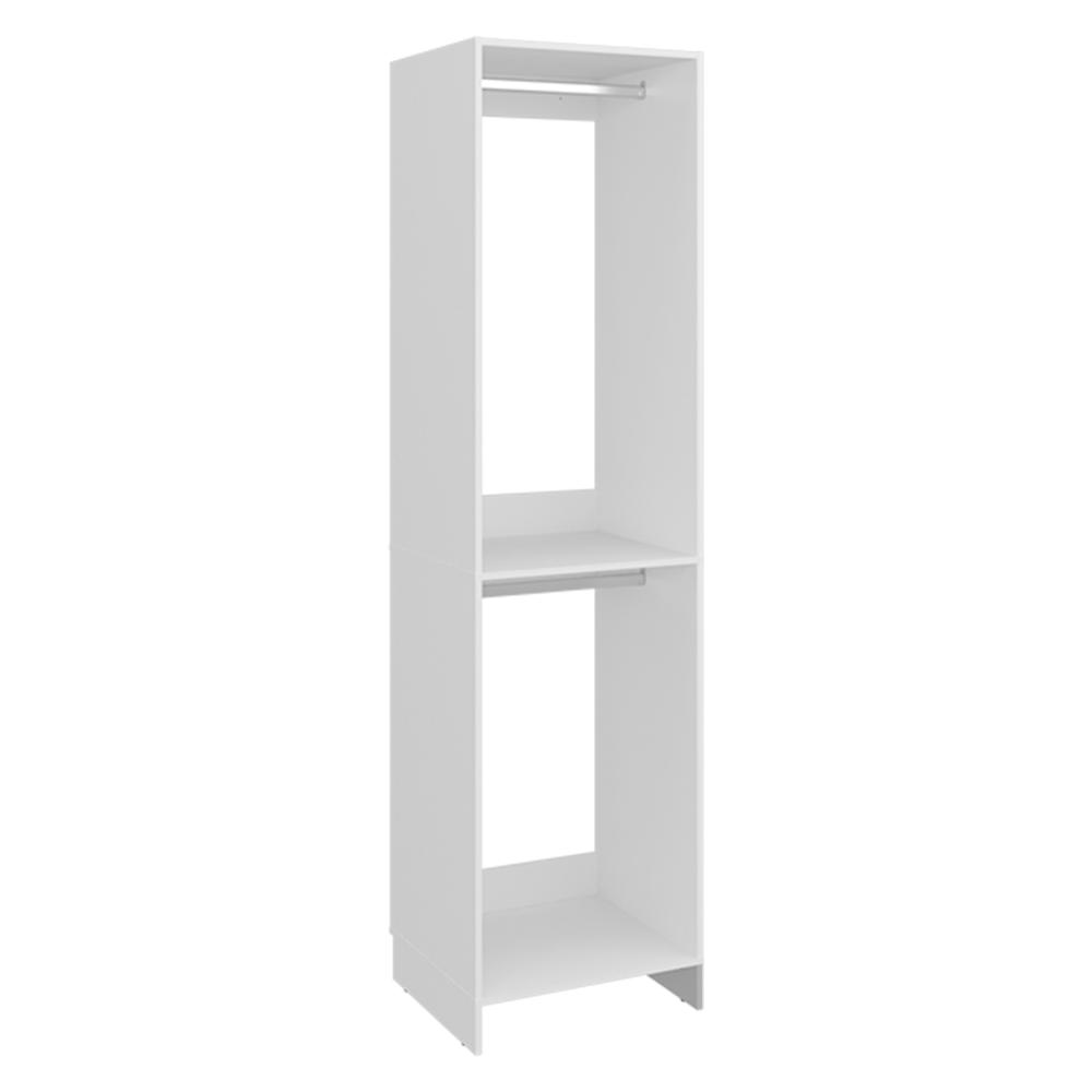 Closet Independiente 30, Blanco, Con 2 amplios compartimentos multiusos ZF