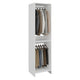 Closet Independiente 30, Blanco, Con 2 amplios compartimentos multiusos ZF