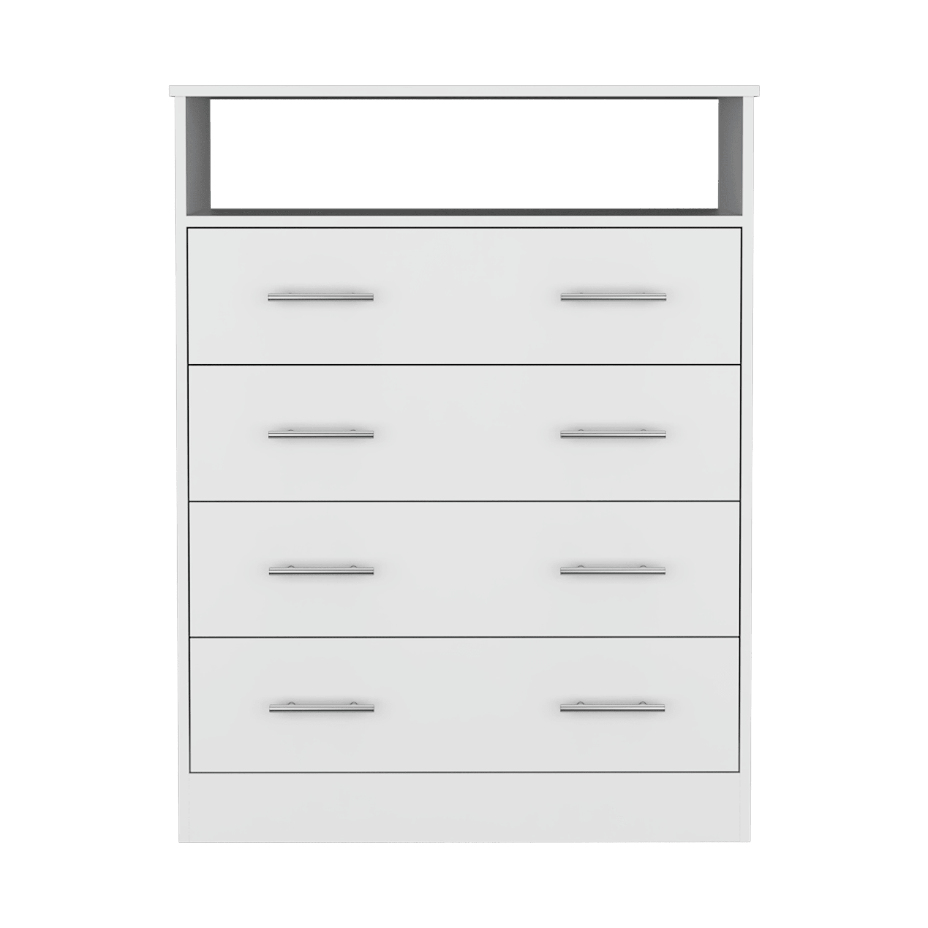 Organizador Barlovento, Blanco con Cuatro Cajones ZF - VIRTUAL MUEBLES