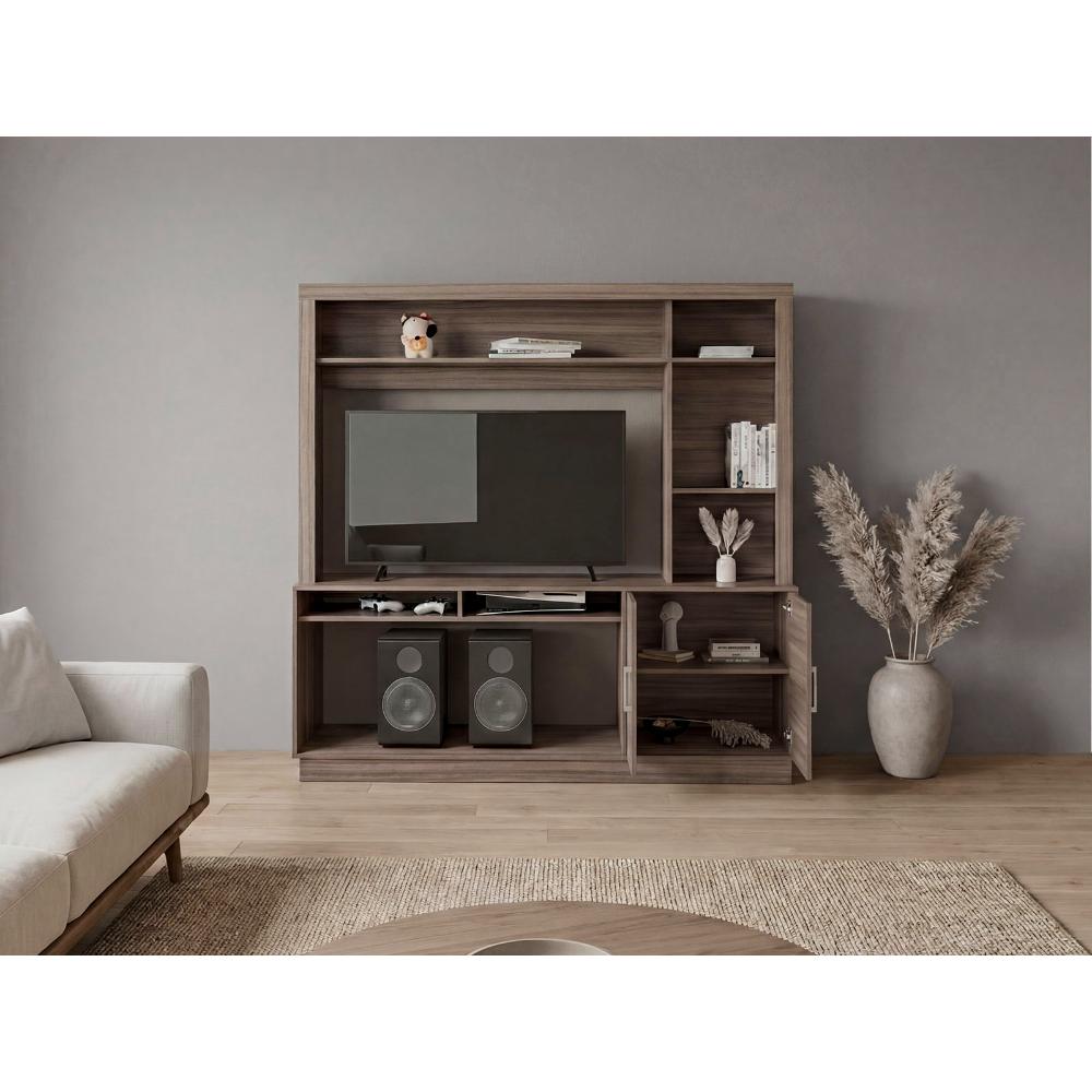 Mesa para Tv Romeo, Avellana, con Espacio Para Televisor para 55 Pulgadas