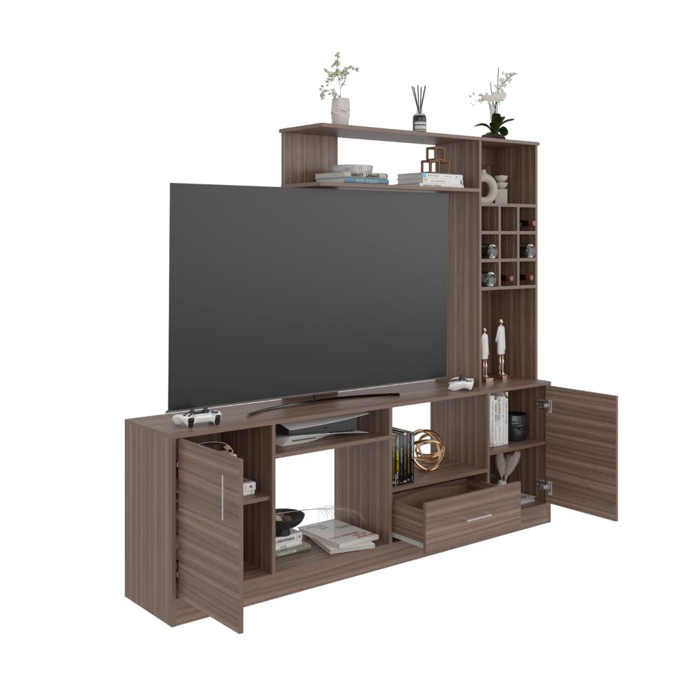 Mesa Para Tv Ascher, Avellana, Para Televisor de 60 Pulgadas
