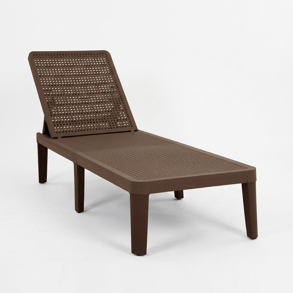 Cama Asoleadora Delhi, Café, Diseño Minimalista