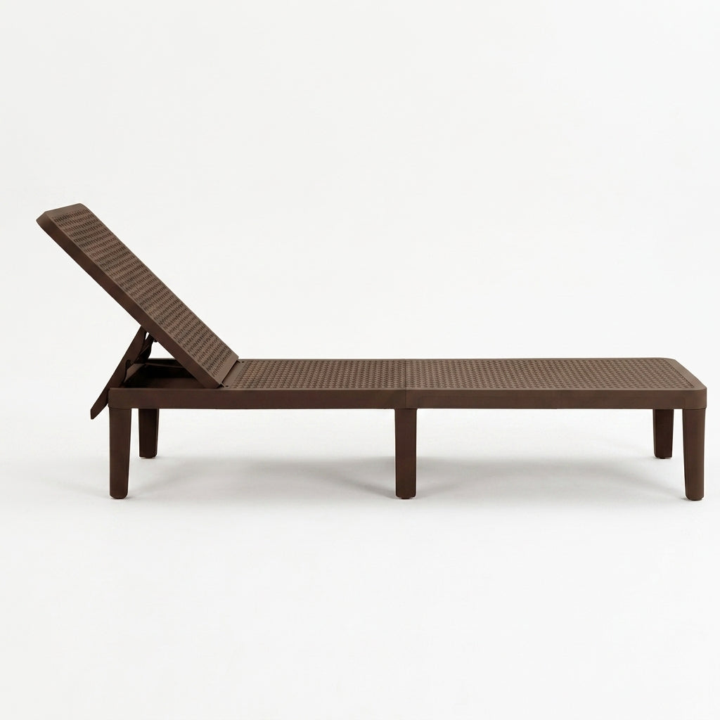 Cama Asoleadora Delhi, Café, Diseño Minimalista