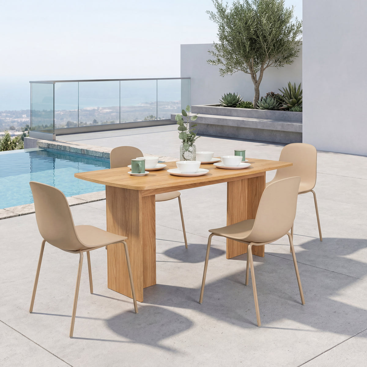 Combo Comedor Duga, Incluye Comedor y 4 Sillas