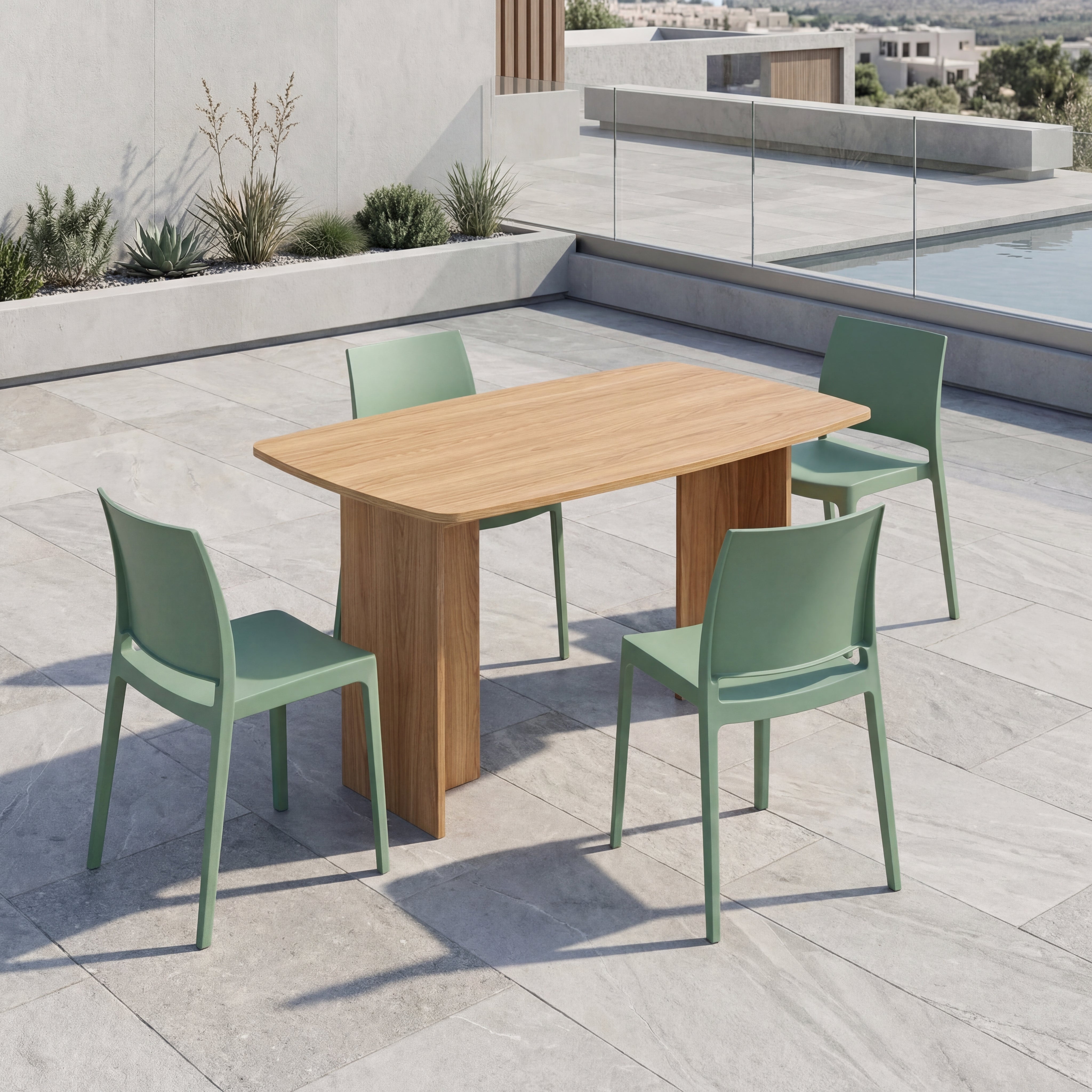 Combo Comedor Fiol, Incluye Comedor y 4 Sillas