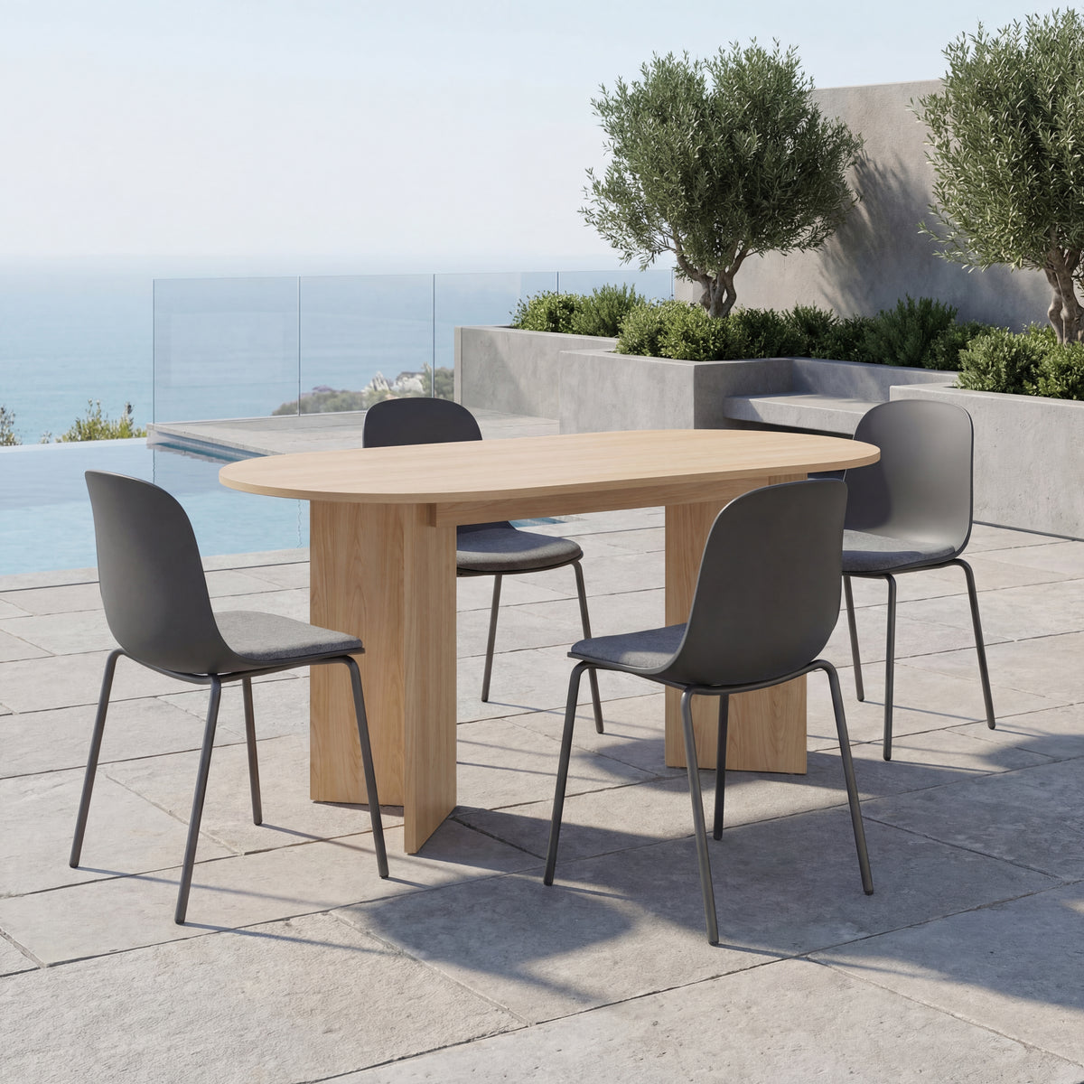 Combo Comedor Kata, Incluye Comedor y 4 Sillas