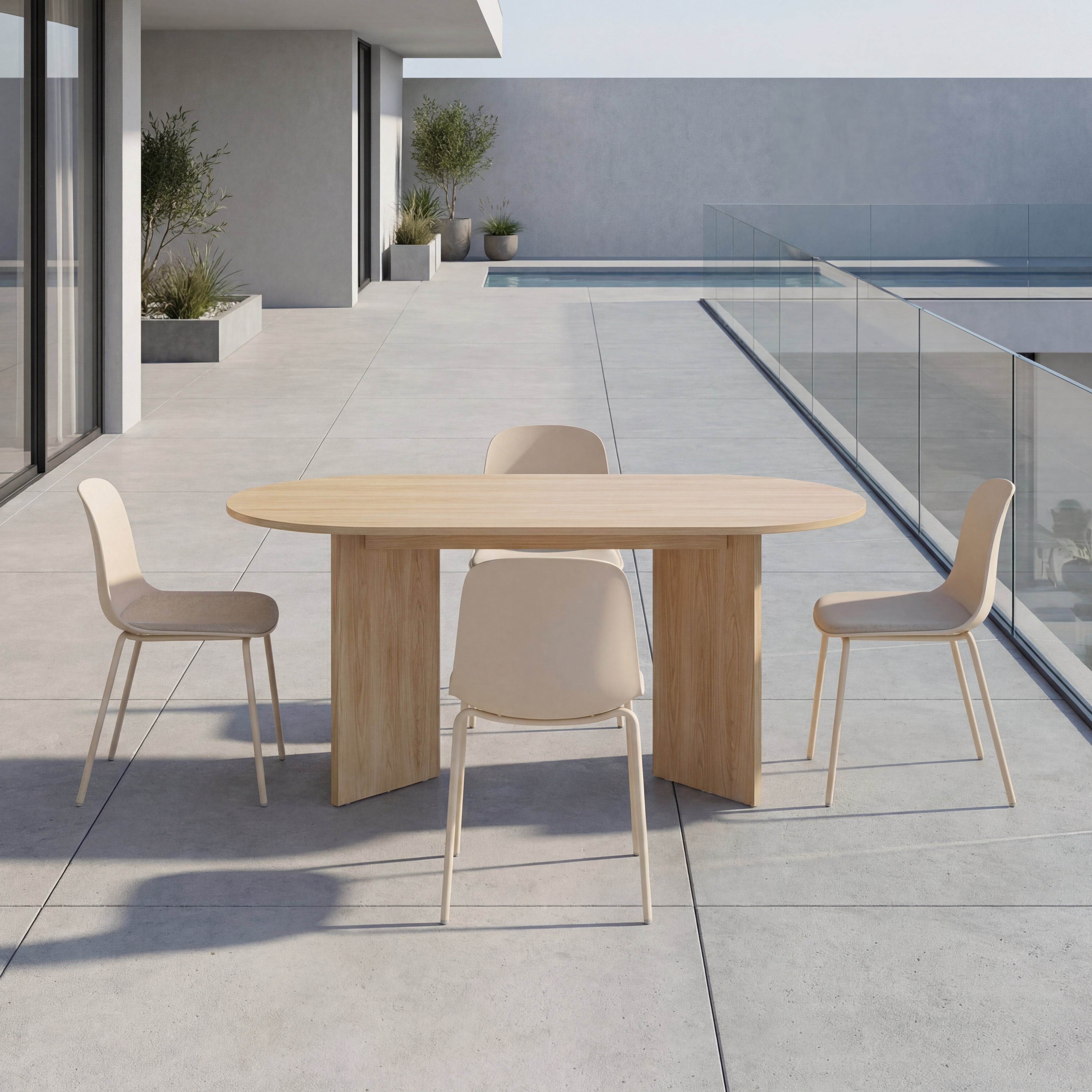 Combo comedor Ponty, Incluye Comedor y 4 Sillas