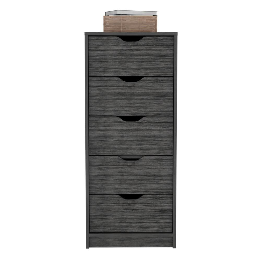 Organizador Brasilia, Gris, con cinco cajones multiusos deslizables ZF X2