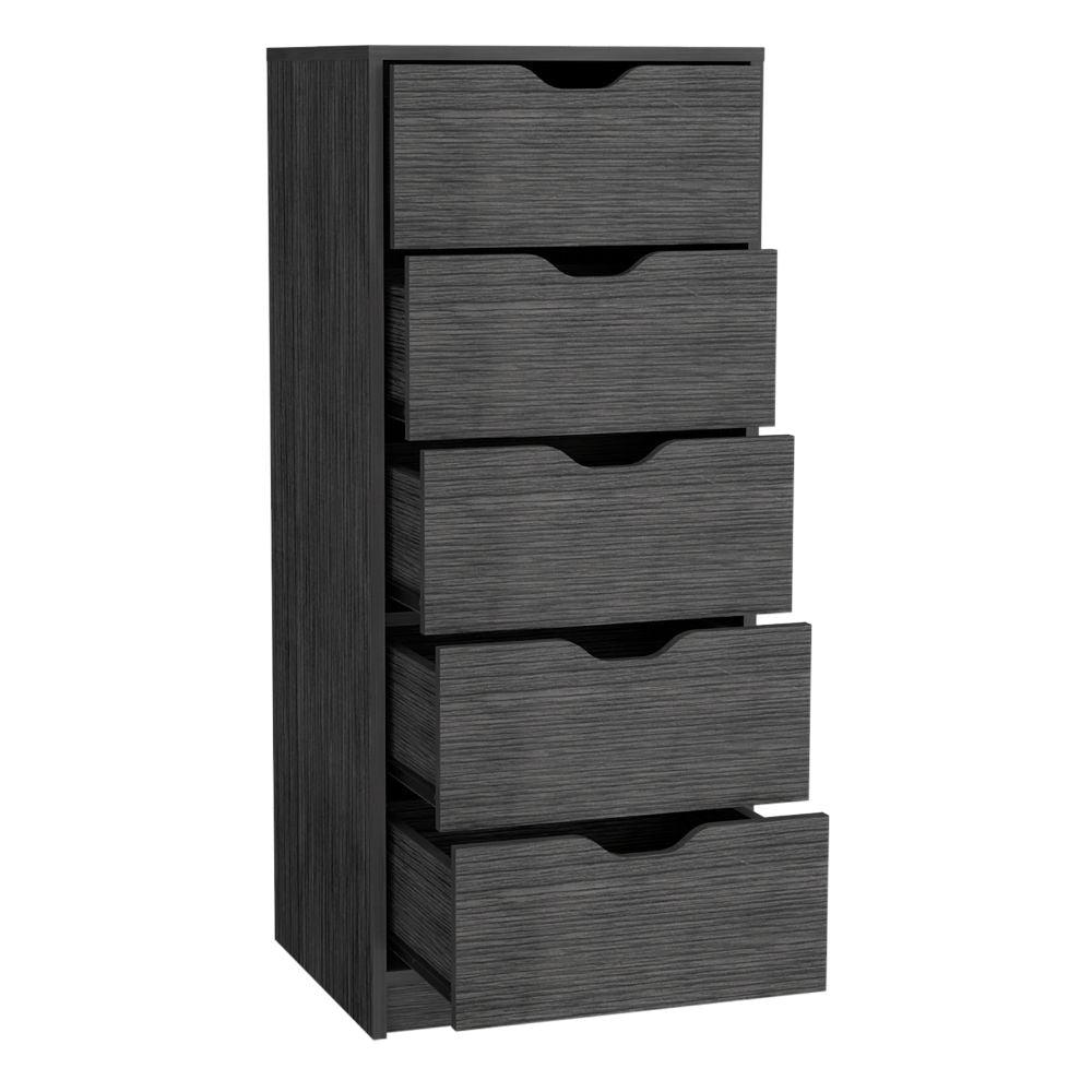 Organizador Brasilia, Gris, con cinco cajones multiusos deslizables ZF X2