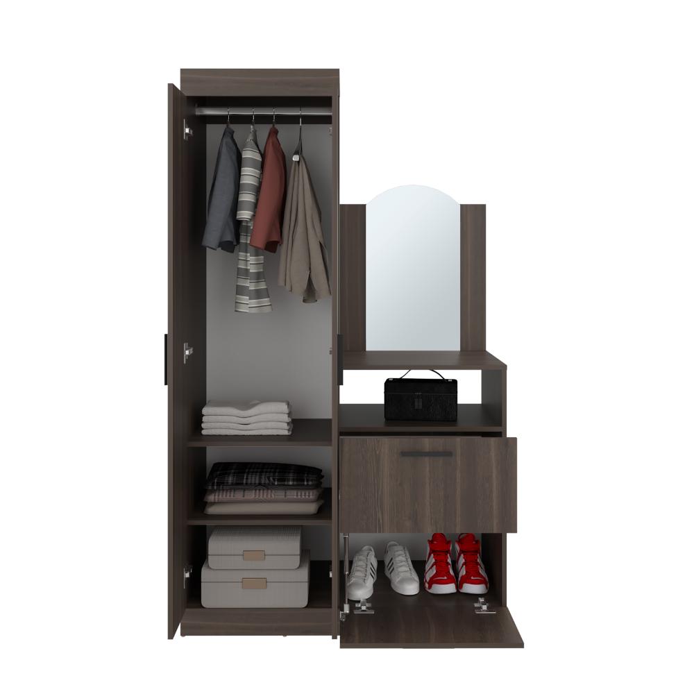 Closet Tocador Praga, Milan, con diseño moderno incluye Espejo