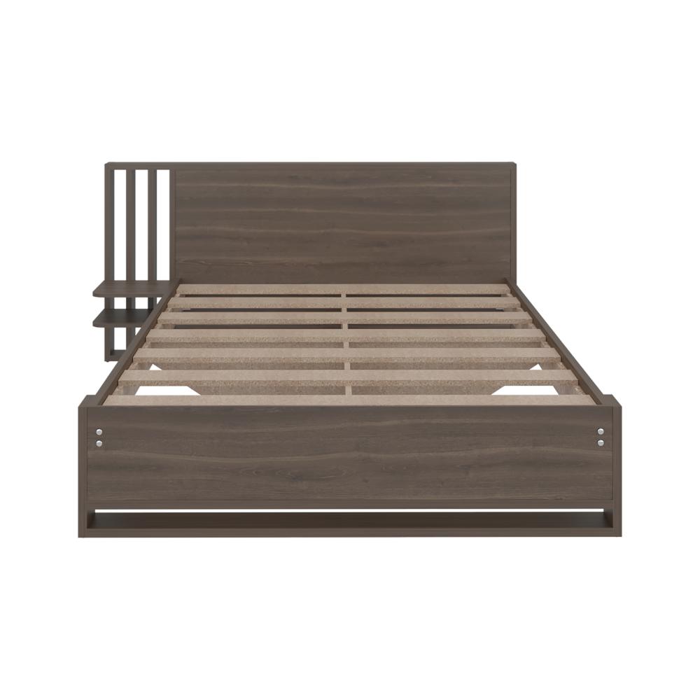 Cama Doble Vanez, Milan, con espaldar alto incluyendo tendida de tablas