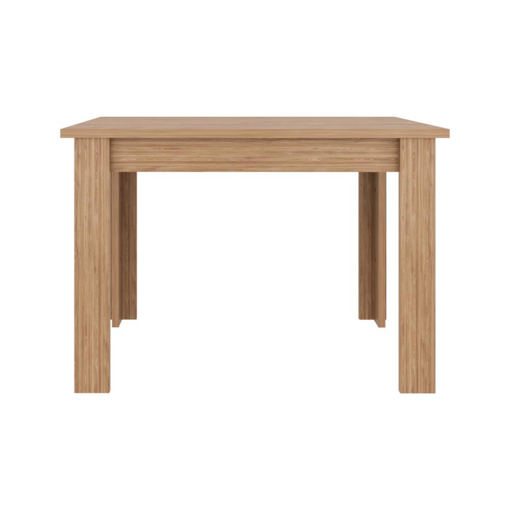 Mesa para Comedor Estrella 110, Miel, con Espacio para Cuatro Personas, No Incluye Sillas