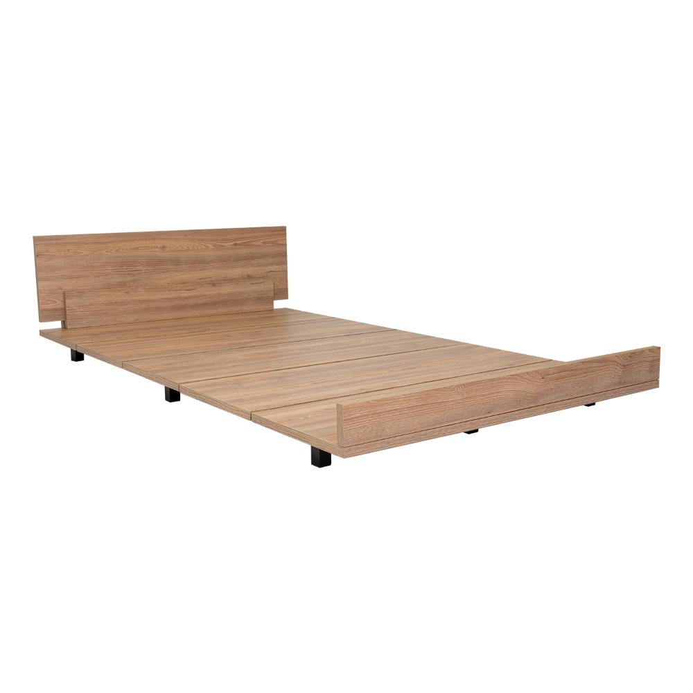 Cama Sencilla Wesley, Miel, con Patas Metálicas