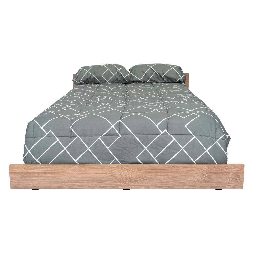 Cama Sencilla Wesley, Miel, con Patas Metálicas
