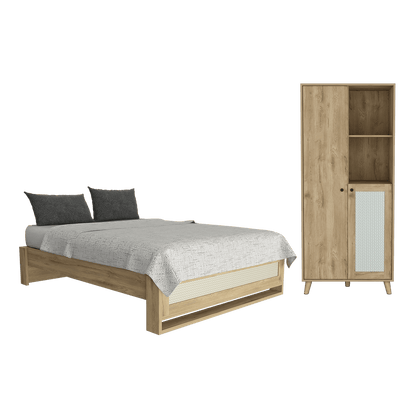 Combo para Habitación Vieno, incluye Cama y Closet