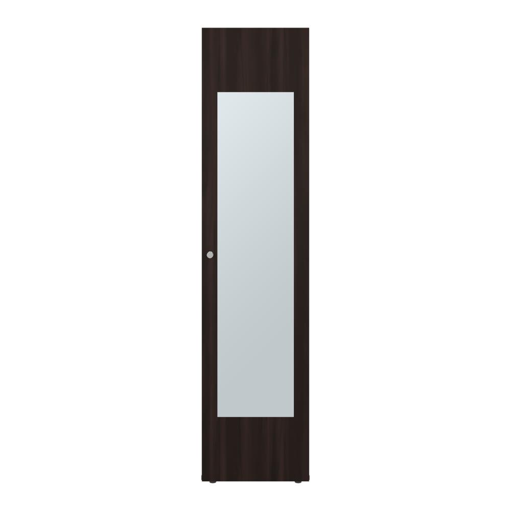 Clóset con Espejo Alma, Kronos Nogal, Diseño Moderno con Entrepaños y Puerta ZF