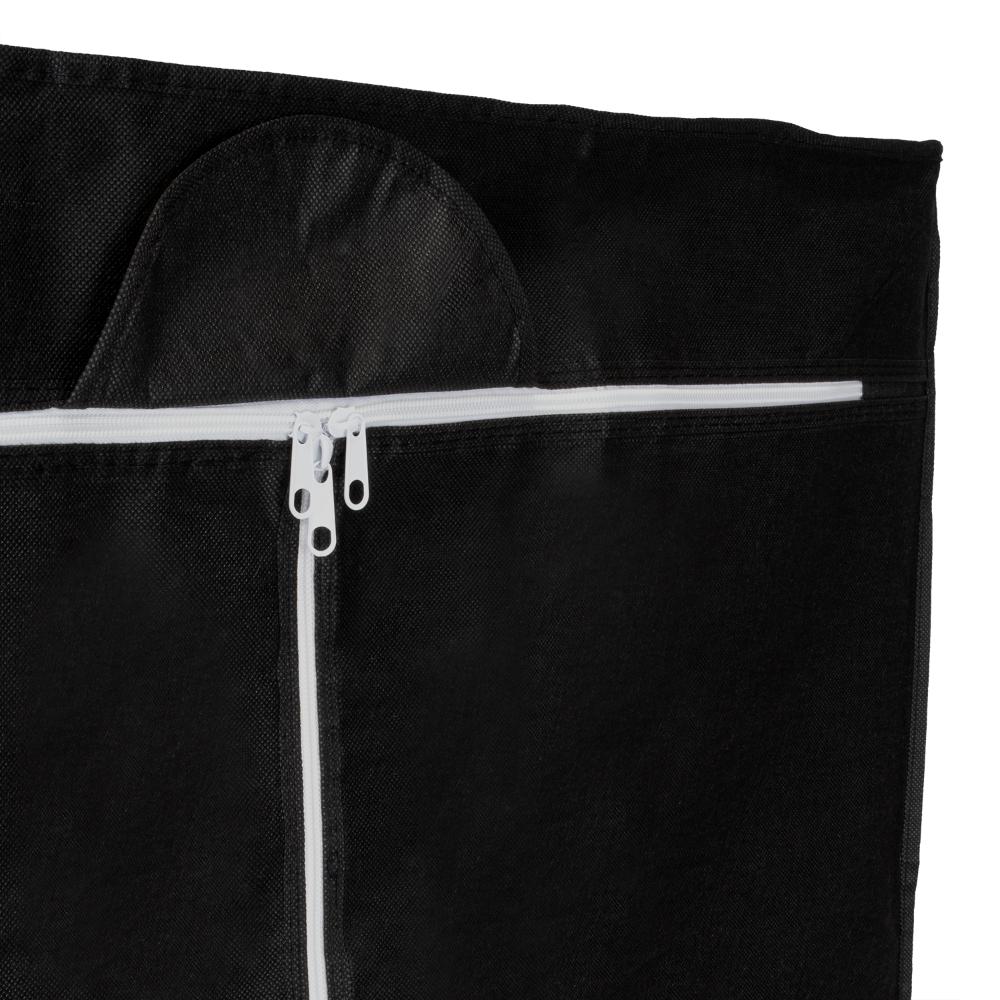 Closet Portátil Jeasken, Negro, Variedad de Entrepaños en Tela