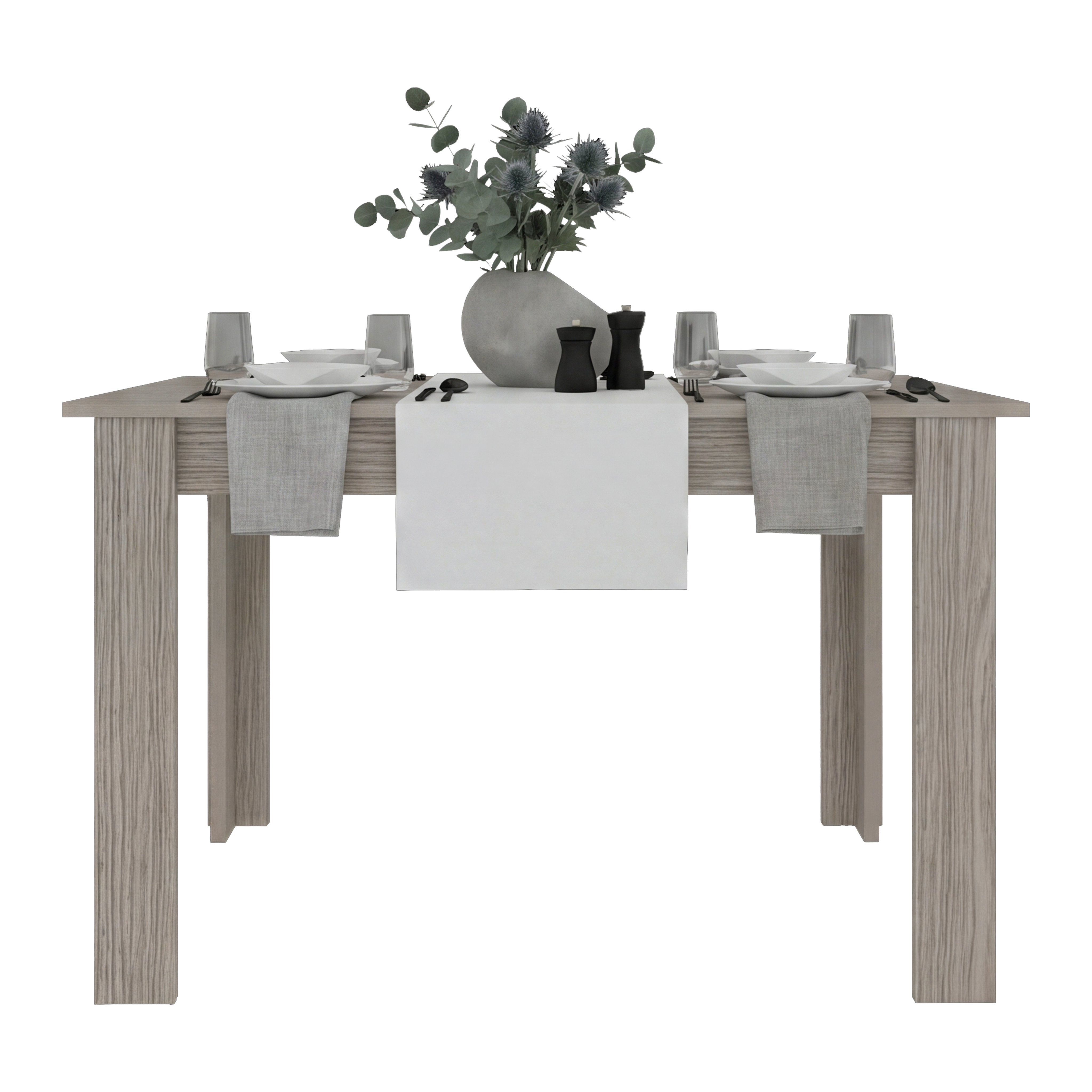 Mesa para Comedor Estrella 120, Positano, con Espacio para Cuatro Personas, No Incluye Sillas