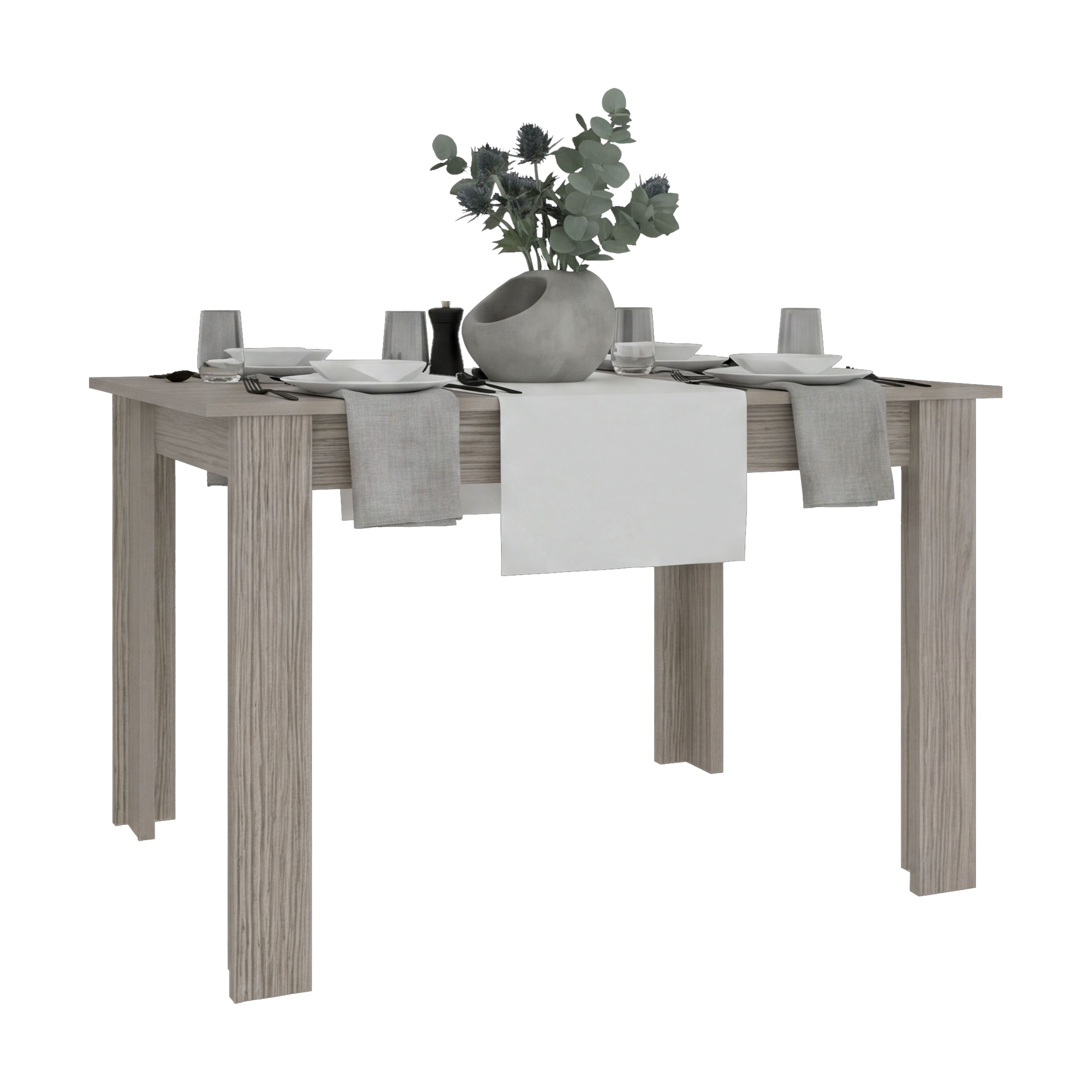 Mesa para Comedor Estrella 120, Positano, con Espacio para Cuatro Personas, No Incluye Sillas