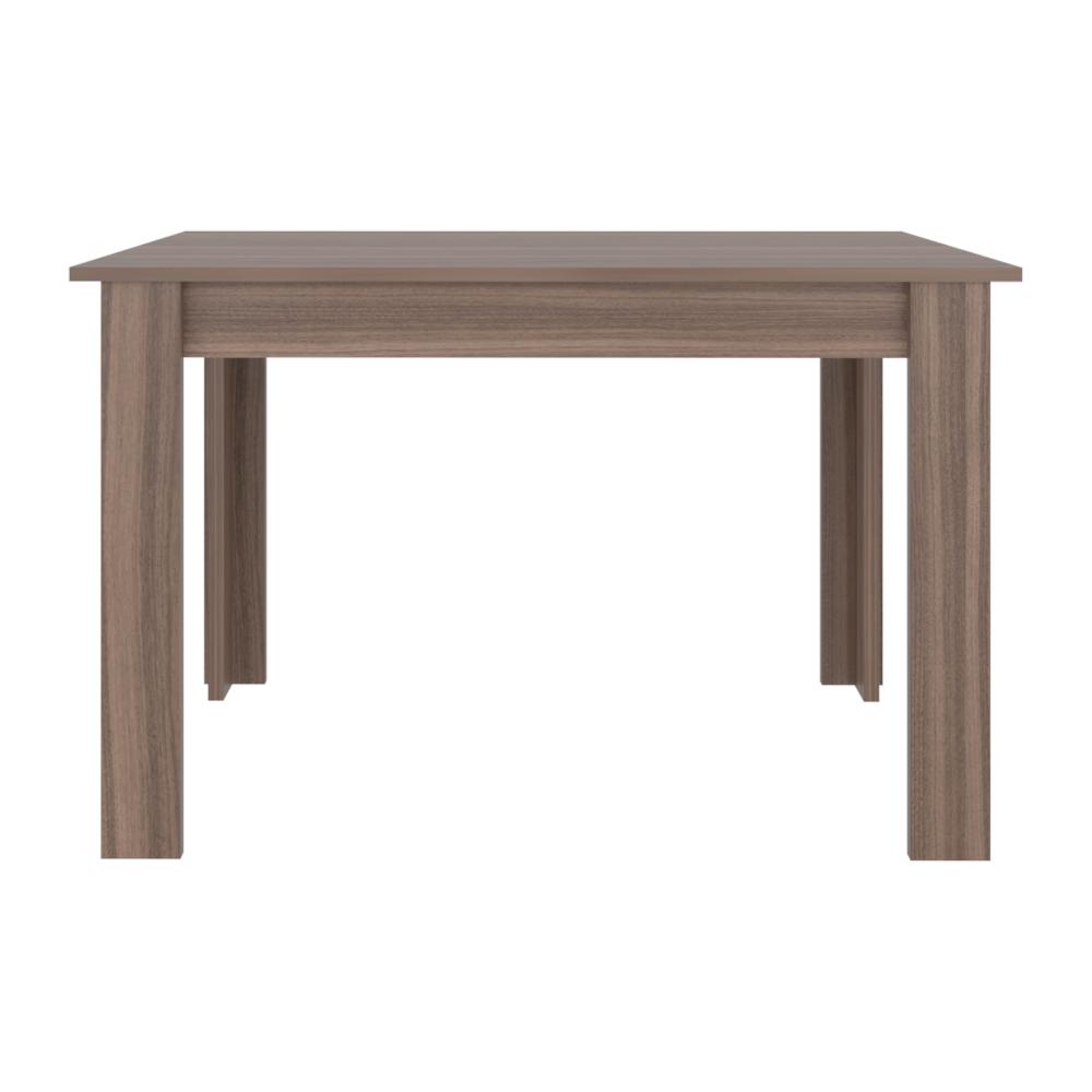 Mesa para Comedor Estrella 120, Avellana, con Espacio para Cuatro Personas, No Incluye Sillas