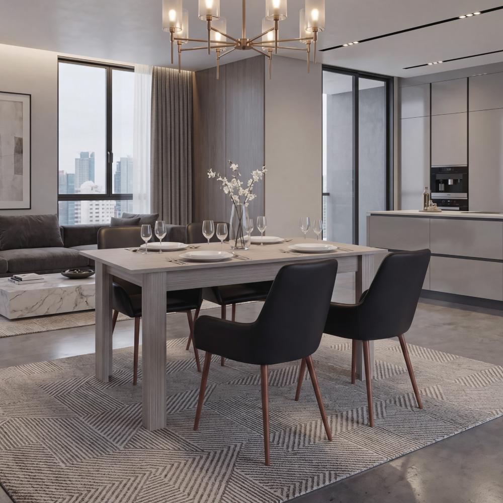 Mesa para Comedor Estrella 160, Positano, para Cuatro Puestos, No Incluye Sillas