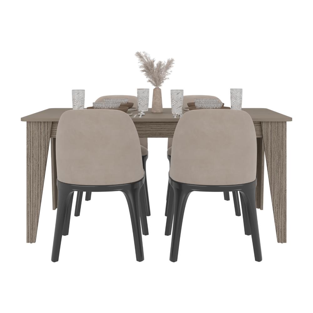 Mesa para Comedor Torino 160, Positano, Diseño Moderno, No Incluye Sillas