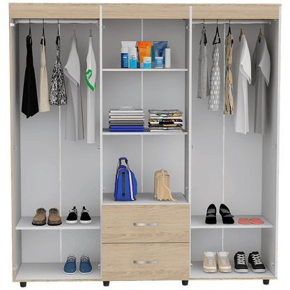 Closet Bariloche Bombay color Beige para Habitación.