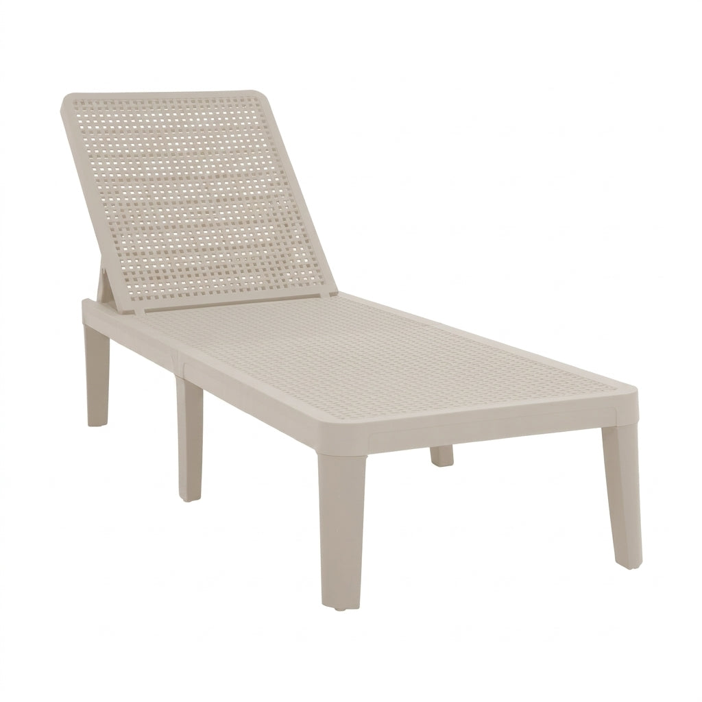 Cama Asoleadora Delhi, Gris Claro, Diseño Minimalista