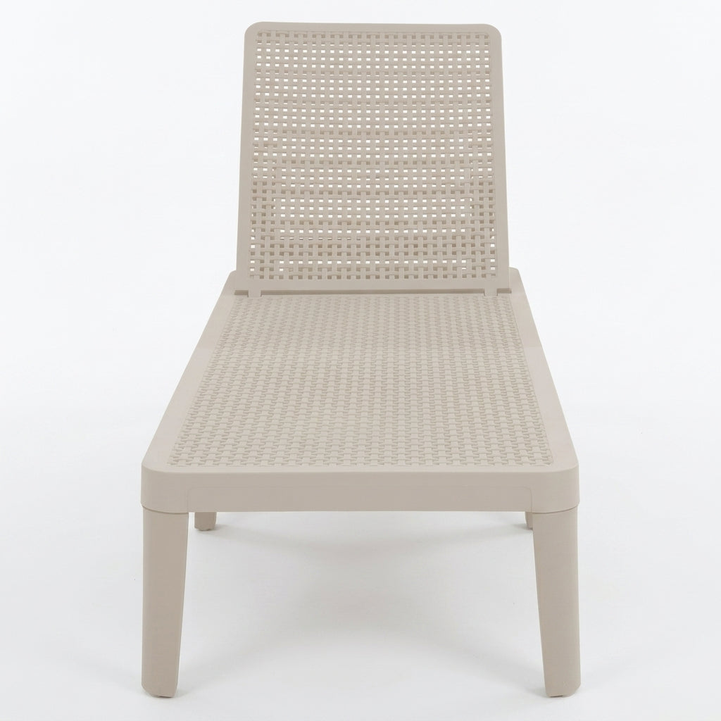 Cama Asoleadora Delhi, Gris Claro, Diseño Minimalista