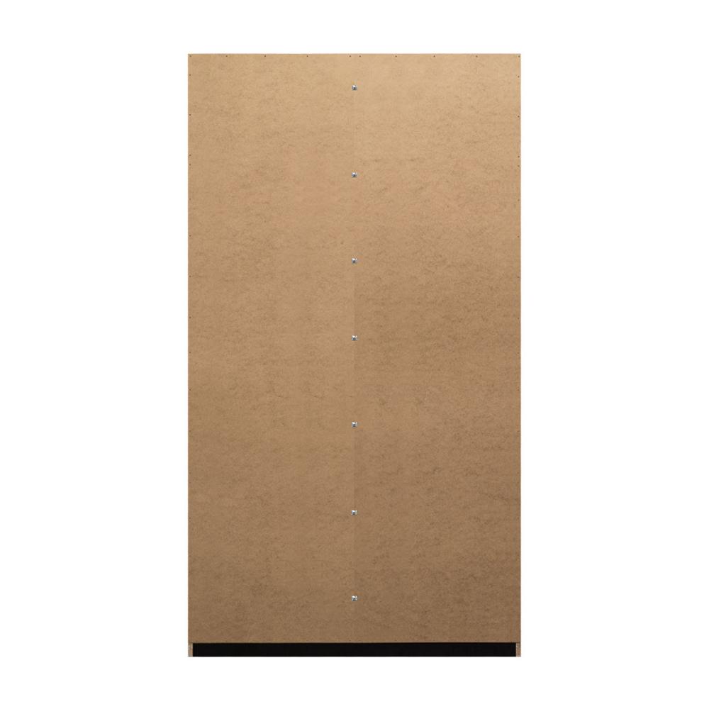 Closet Maya, Wengue, con Dos Puertas Abatibles con Cerradura y Cuatro Entrepaños