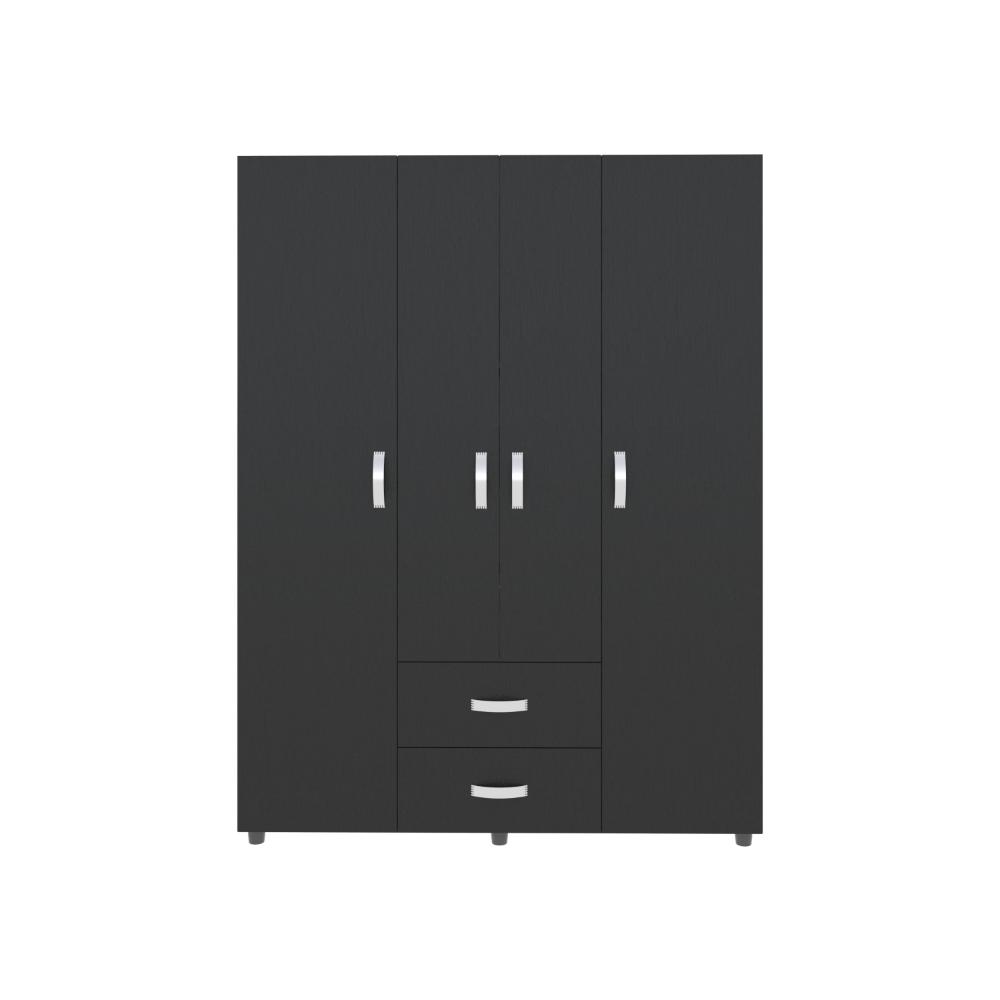 Closet Barin 150, Wengue, con dos cajones organizadores multiusos