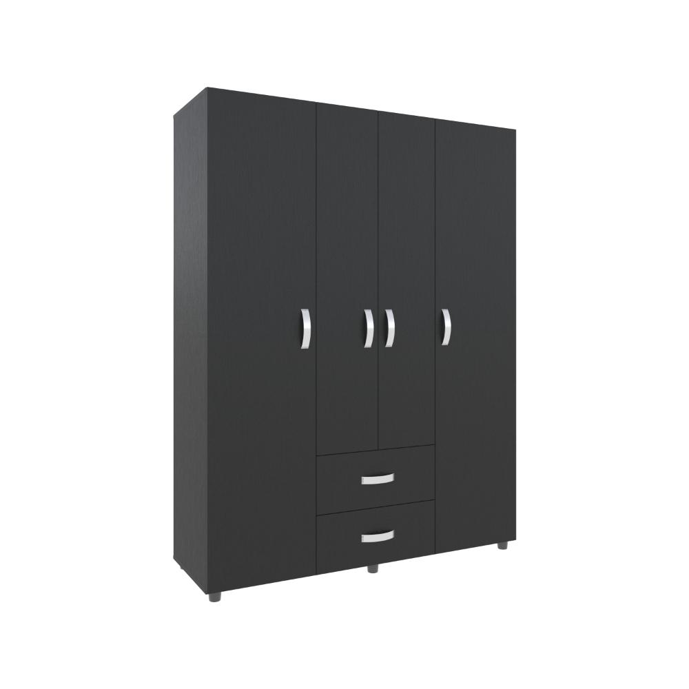 Closet Barin 150, Wengue, con dos cajones organizadores multiusos