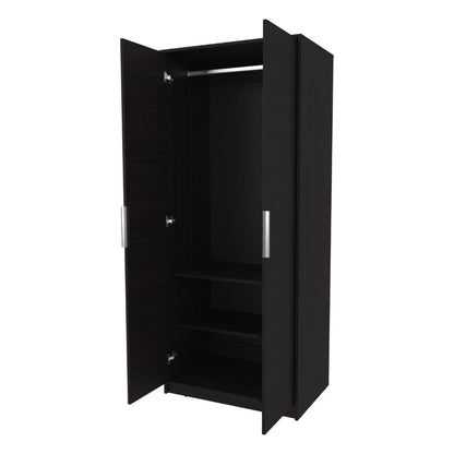 Closet Wend II, Wengue, con dos puertas abatibles y dos entrepaños ZF