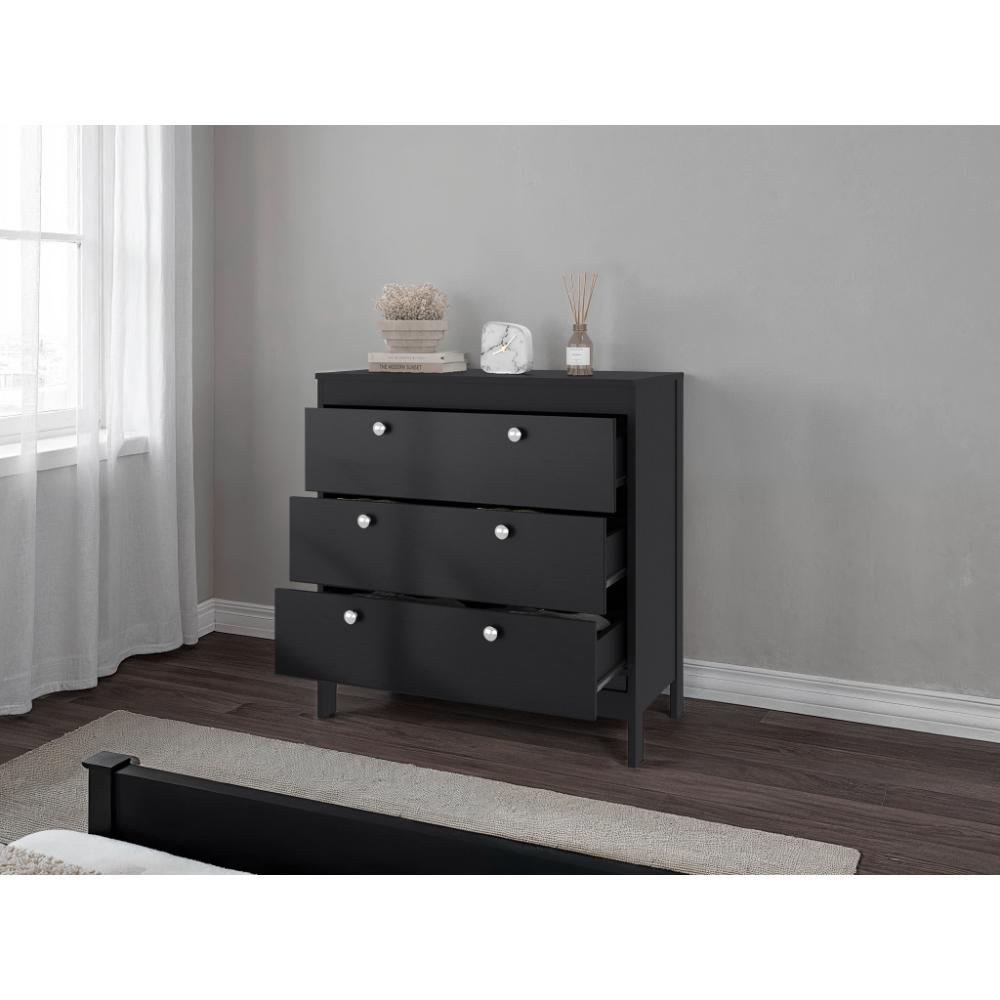 Organizador Newcastle, Wengue, Con tres cajones  ZF