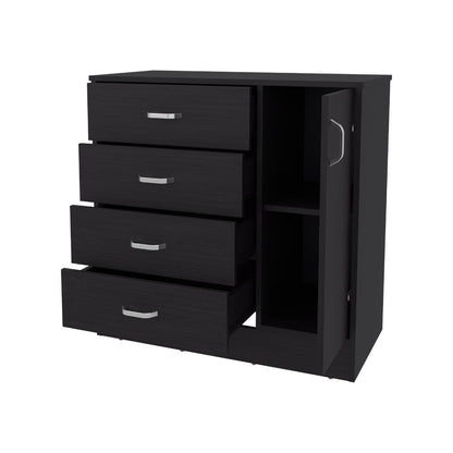 Organizador Kati, Wengue con cuatro cajones ZF