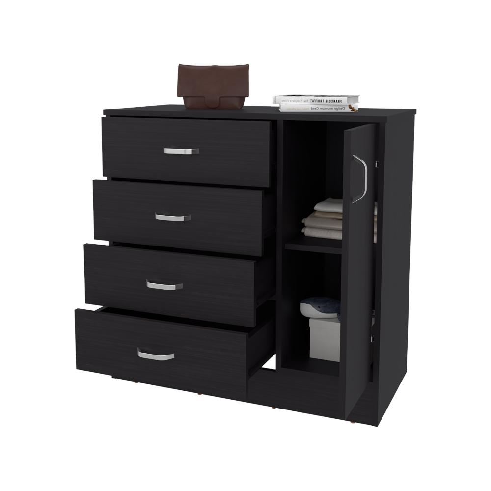 Organizador Kati, Wengue con cuatro cajones ZF