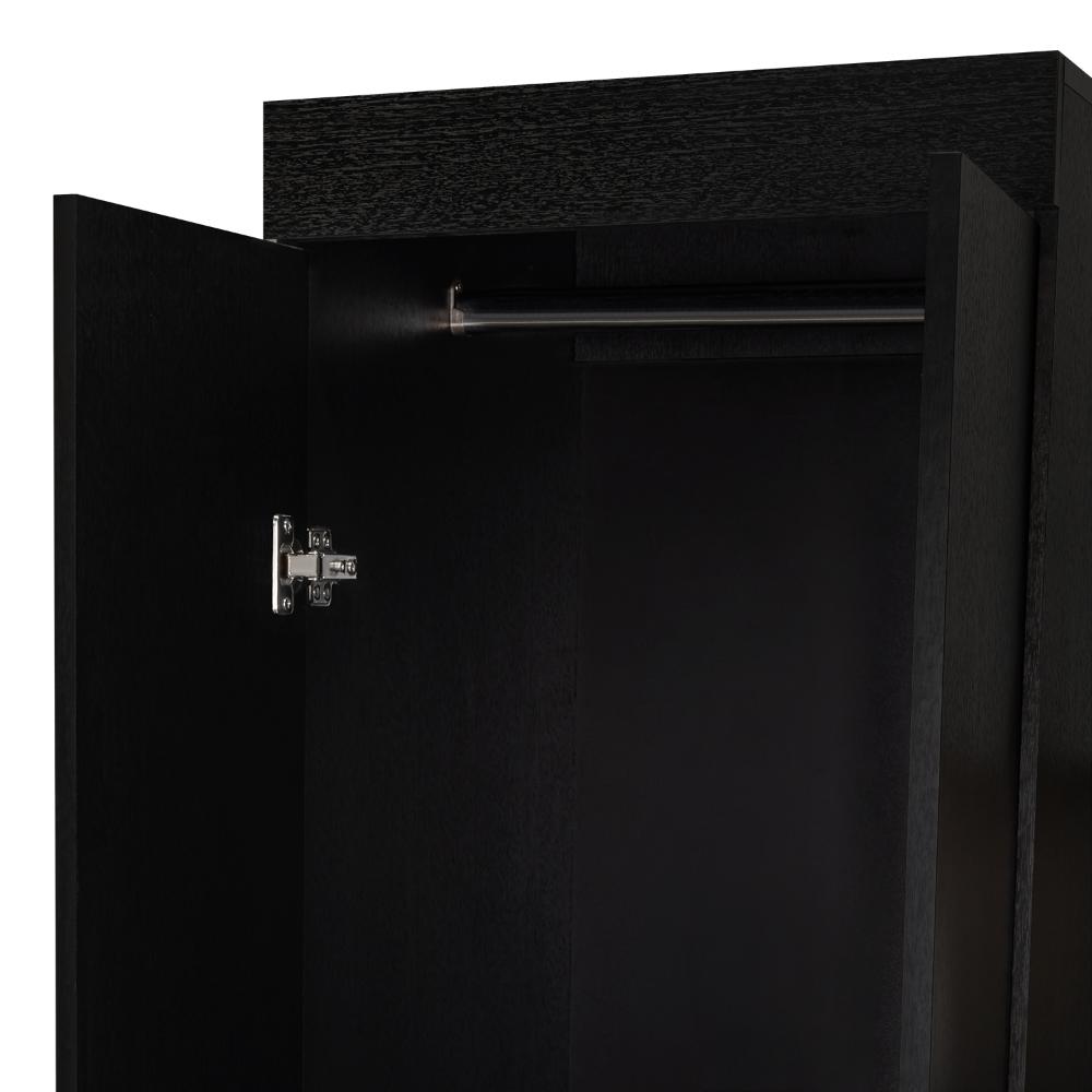 Closet Tocador Praga, Wengue, con diseño moderno incluye Espejo
